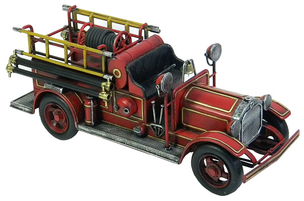 Vintage Repro Fire Truck - Click Image to Close